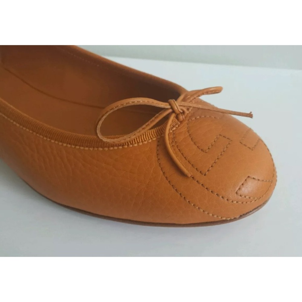 GUCCI " SOHO "Classic GG Leather Ballet Flats